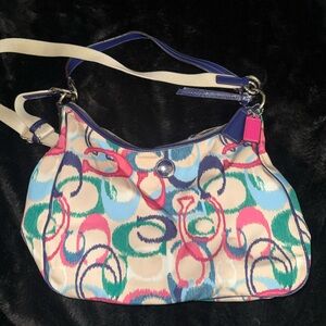Colorful C Patterned coach Women's Bag